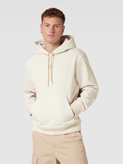 Calvin Klein Jeans Hoodie mit Label-Print Beige 4