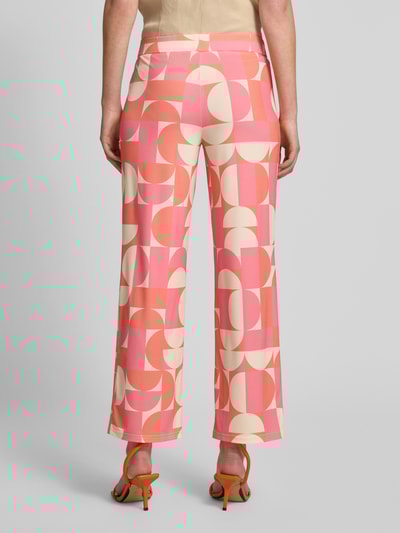 STEHMANN Straight Leg Stoffhose mit verkürztem Schnitt Modell 'Filiz' Pink 5