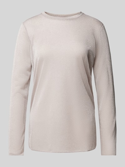 MaxMara Leisure Longsleeve mit Rundhalsausschnitt Modell 'PRUGNA' Rose 2