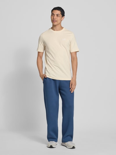 PUMA PERFORMANCE T-shirt met labelstitching Offwhite - 1