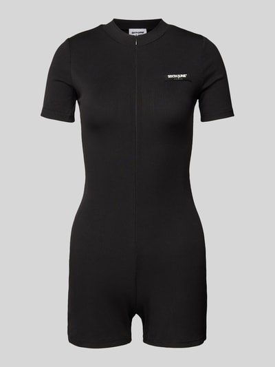 Sixth June Jumpsuit met fijnrib Zwart - 2