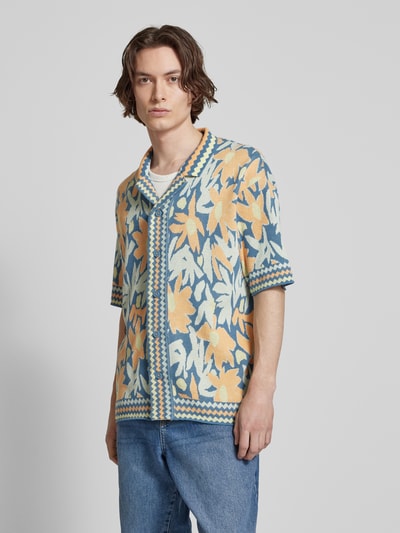 Only & Sons Relaxed Fit Freizeithemd mit Resortkragen Modell 'DUKE' Hellblau 4
