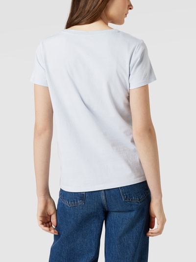 Levi's® T-Shirt mit Label-Stitching Hellblau 5