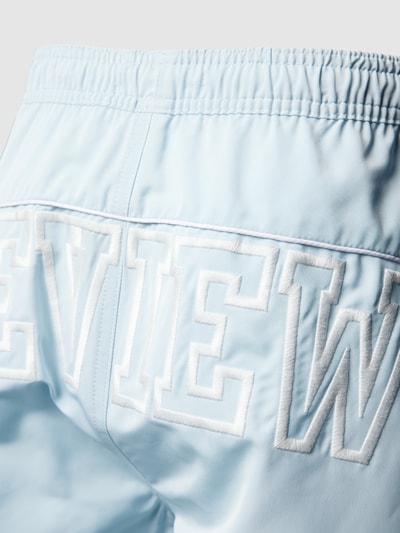 REVIEW Zwembroek met labelstitching Lichtblauw - 2