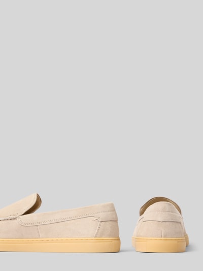 Marc O'Polo Loafers van echt suède model 'KARO 6B' Taupe - 2