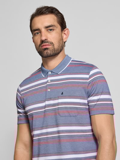 RAGMAN Regular Fit Poloshirt mit Brusttasche Blau 3