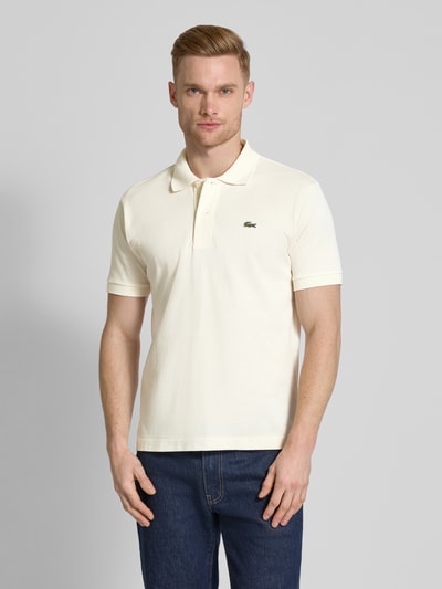 Lacoste Classic Fit Poloshirt mit Baumwollanteil Offwhite 4