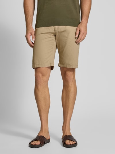 MCNEAL Slim Fit Bermudas mit Eingrifftaschen Beige 4
