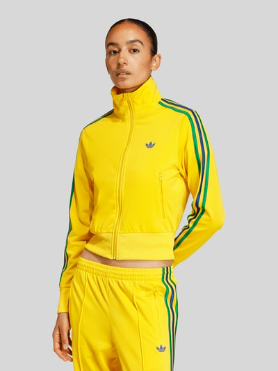 adidas Originals kurtka treningowa w kroju regular fit z wyhaftowanym logo Żółty 4