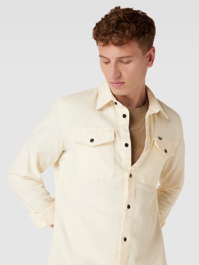 G-Star RAW Freizeithemd mit Brusttaschen Modell 'Marine' Sand 3
