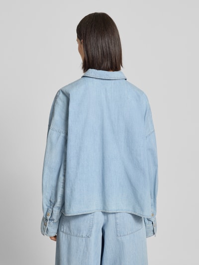Drykorn Relaxed Fit Jeansbluse Modell 'OSHIA' Hellblau 5