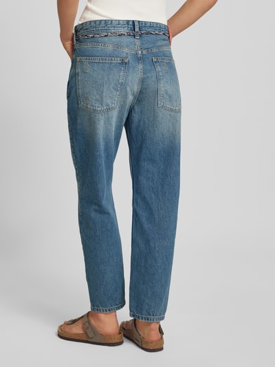 Scotch & Soda Straight fit jeans met tailleriem Jeansblauw - 5