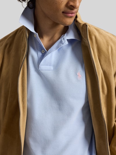 Polo Ralph Lauren Koszulka polo o kroju slim fit z czystej bawełny Jasnoniebieski 3