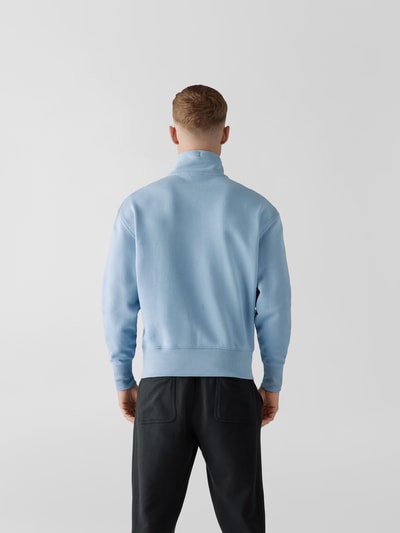 Ami Paris X Puma Sweatshirt mit Label-Patch Hellblau 5