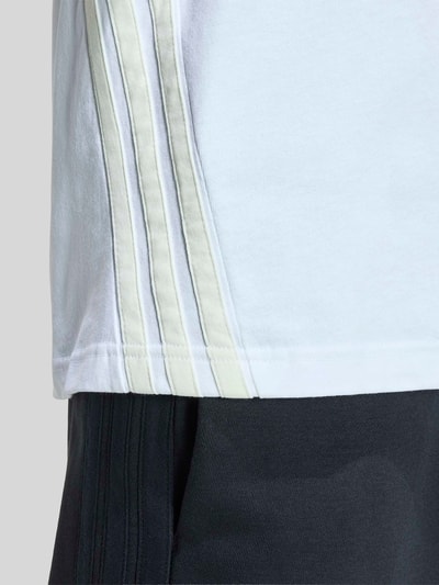 adidas Sportswear Oversized t-shirt z czystej bawełny Biały 5