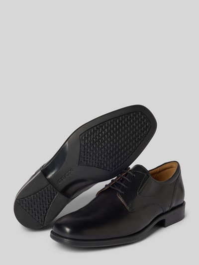 Geox Derby schoenen met vetersluiting, model 'UOMO FEDERICO' Zwart - 4