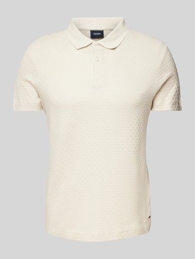 JOOP! Collection Poloshirt mit kurzer Knopfleiste Modell 'Bradley' Beige 2