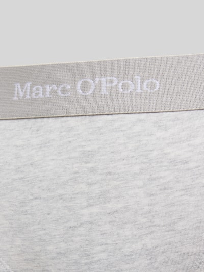 Marc O'Polo Figi o kroju regular fit z napisem z logo Jasnoszary 2