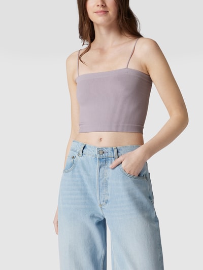 BDG Urban Outfitters Crop Top mit Spaghettiträgern Flieder 4