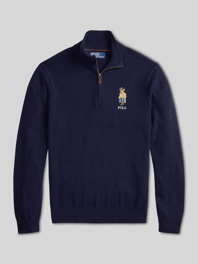 Polo Ralph Lauren Regular Fit Pullover aus reiner Wolle Marine 2