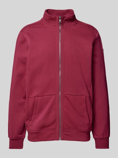 Joy Sweatjacke mit Stehkragen Modell 'DORIN' Bordeaux 2