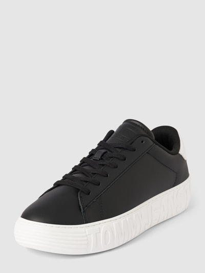 Tommy Jeans Sneaker in unifarbenem Design Black 1