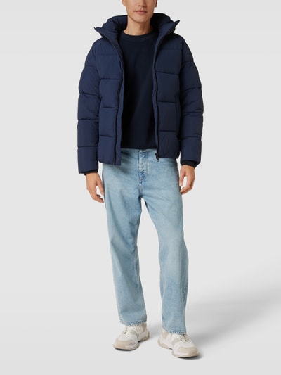 CK Calvin Klein Gewatteerd jack met capuchon, model 'CRINKLE NYLON PUFFER JACK' Marineblauw - 1