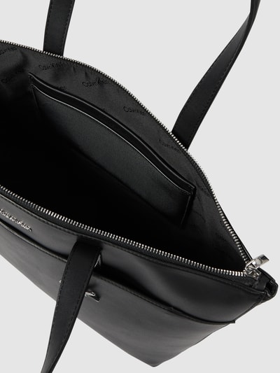 CK Calvin Klein Shopper in Leder-Optik  Schwarz 4
