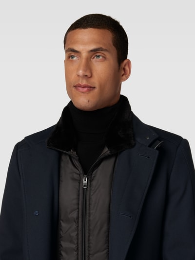 Cinque Grey Kurzmantel im Double-Layer-Look Modell 'Arsenal' Marine 3