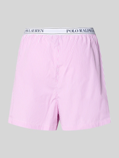 Polo Ralph Lauren Regular Fit Pyjama Shorts aus reiner Baumwolle Pink 3