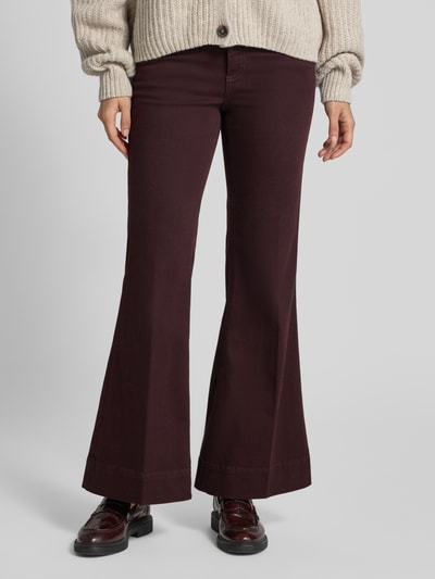 ANGELS Bootcut-Jeans aus Baumwoll-Mix Modell 'Luna' Bordeaux 4