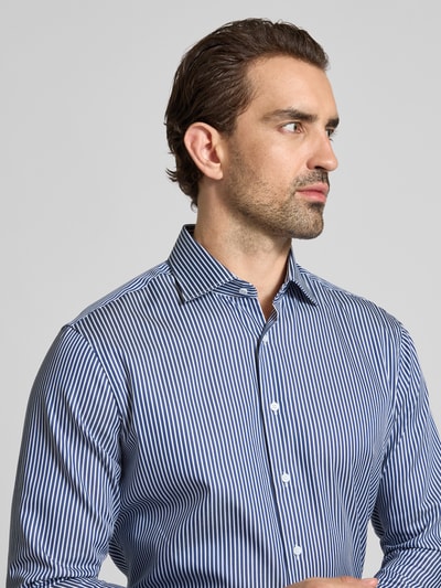 SEIDENSTICKER REGULAR FIT Regular Fit Business-Hemd mit Kentkragen Marine 3