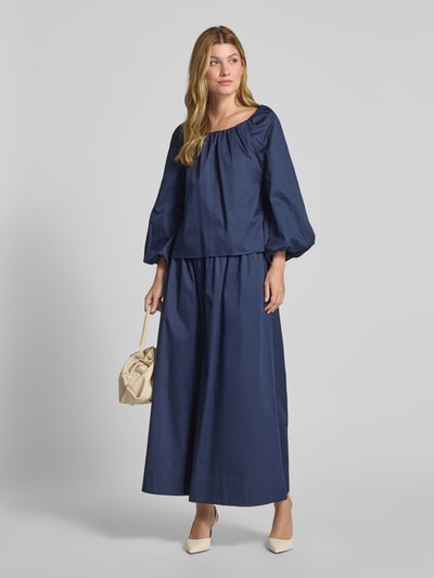 Christian Berg Woman Relaxed Fit Bluse mit 3/4-Arm Marine 1