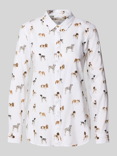 Barbour Relaxed fit blouse met lange mouwen van katoenmix, model 'SAFARI' Wit - 2