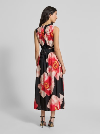 DKNY Sukienka midi z paskiem Czarny 5