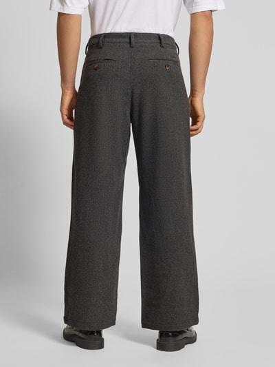 PROHIBITED Broek met plooien en achterzakken Donkergrijs - 5