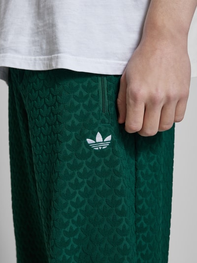 adidas Originals Sweatpants mit Logo-Stitching Dunkelgruen 3