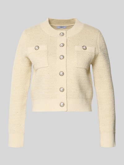 SUNCOO PARIS Strickjacke mit Knopfleiste Modell 'GABOR' Offwhite 2