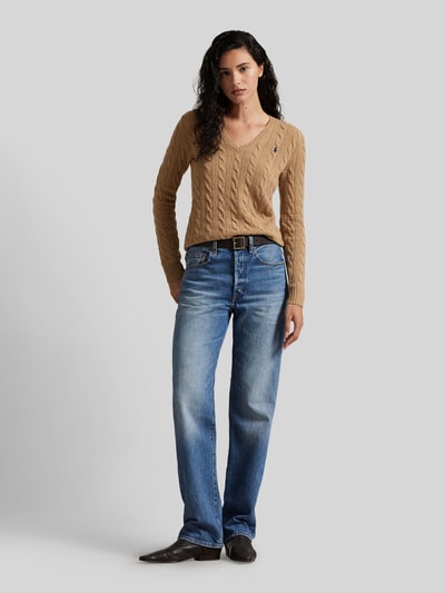 Polo Ralph Lauren Regular Fit Pullover aus Woll-Mix mit Kaschmir-Anteil Camel 1