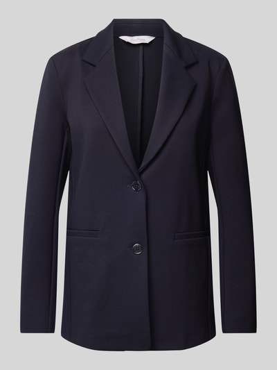 MaxMara Leisure Blazer mit Reverskragen Modell 'JOICE' Marine 2