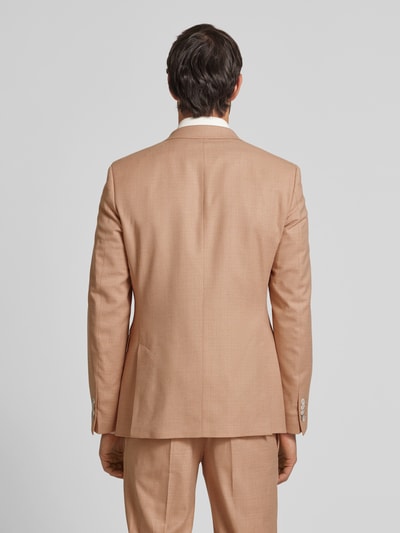 Strellson Slim fit colbert met paspelzak op de borst, model 'Alzer' Roestrood - 5