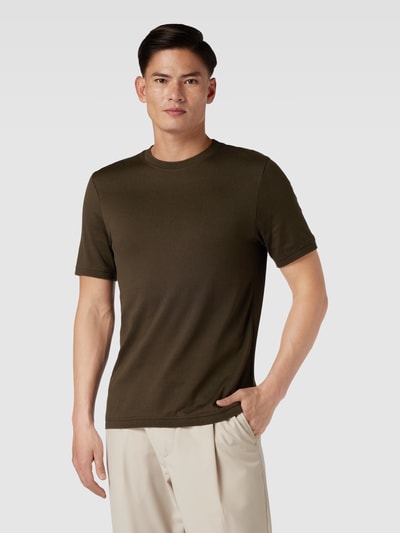 Cinque T-Shirt in Strick-Optik Oliv 4