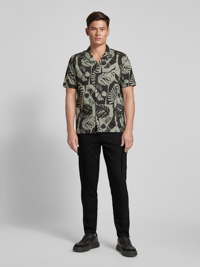 Antony Morato Skinny fit cargobroek met steekzakken opzij Zwart - 1