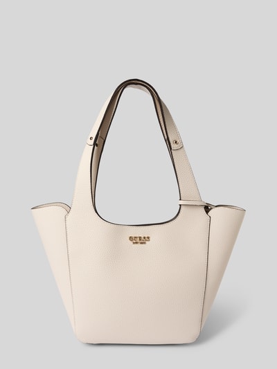 Guess Handtasche mit Label-Applikation Modell 'HELINA' Offwhite 2