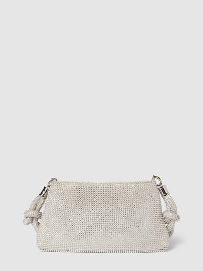 Jake*s Cocktail Pochette mit Ziersteinbesatz Silber 1