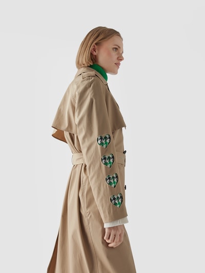 MSGM Trenchcoat mit Cut Out Sand 3