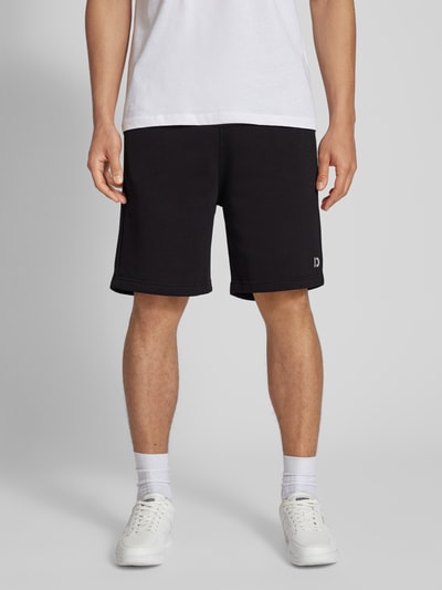 Tom Tailor Denim Relaxed Fit Sweatshorts mit Label-Print Black 4