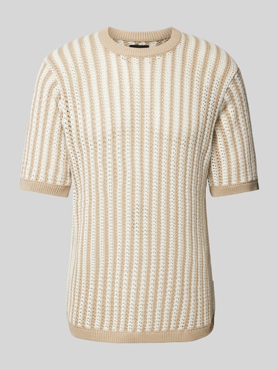 Only & Sons Regular fit T-shirt met ronde hals, model 'CHARLES' Beige - 2