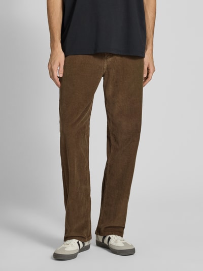 Levi's® Straight Fit Cordhose im 5-Pocket-Design Modell '565' Mittelbraun 4