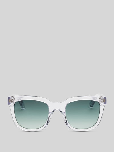 MessyWeekend Quadratische Sonnenbrille Modell 'LIV' Weiss 1